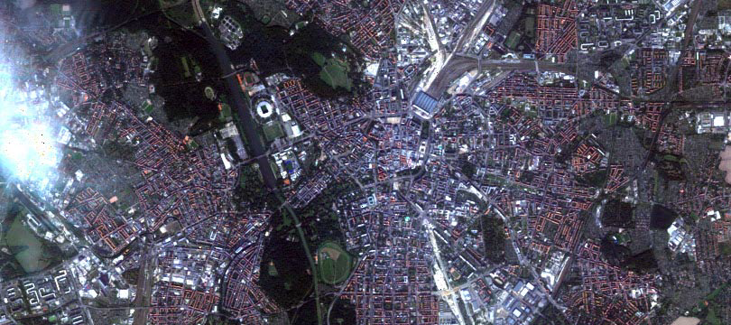 WMS RapidEye Satellitenbilder 2009