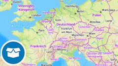 TopPlusOpen europa- und weltweite Webkarten (TopPlusOpen-Webkarten)