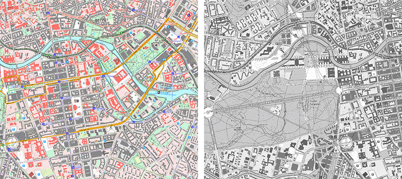 Vector Tiles basemap.de Web Vektor