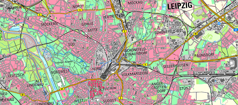 Digitale Topographische Karte 1:100 000