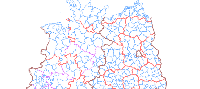 Verwaltungsgebiete Historisch