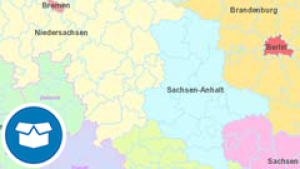 Verwaltungsgebiete 1:2 500 000, Stand 31.12.