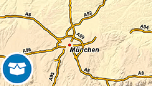Themenkarte: Autobahnen in Deutschland