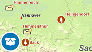 Themenkarte: Orte, die an Weihnachten erinnern
